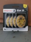 (bb 08/26) 32 Pack Size 10 Walgreens Hearing Aid Batteries. Fixed Price $10.00.