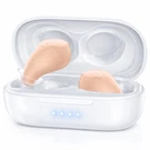 Pair Rechargeable Digital Invisible Hearing Aids Sound Voice Amplifier Mini Ite. Fixed Price $29.99.