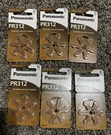 New Lot Of 6 Packs Hearing Aid Batteries - Panasonic PR312, PZA312, PR41. Fixed Price $10.80.