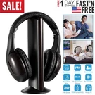 5 In 1 Wireless Cordless Headset Headphones Rf Mic For Pc Tv Dvd Cd MP3 MP4. Fixed Price $16.59.