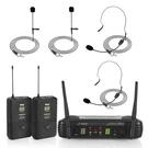 Pyle Uhf Wireless System 2 Lavalier Headset - Black. Fixed Price $121.99.