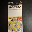 Rayovac Pro Line Advanced Hearing Aid Batteries Size 10 6-PACK 1.45V Zinc-air. Fixed Price $15.00.