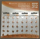 Members Mark Hearing Aid Batteries 40 To Card. Fixed Price $13.99.