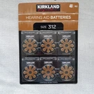 48CT Kirkland Signature Hearing Aid Batteries #312 Zinc Long Lasting New DEC2028. Fixed Price $16.30.