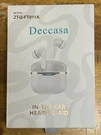 Deccasa In-the-ear Hearing Aid Model ZTQ-FT011A Rechargeable New. Fixed Price $50.00.