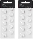 Hearing Aid For Oticon Minifit Double Vent Bass Domes: 2 Packs (6MM), Univ. Fixed Price $25.95.