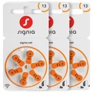 Siemens Signia 13 Size Hearing Aid Batteries Zinc Air Mercury Free X 60 Cells. Fixed Price $26.35.