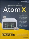 New Audien Hearing Atom Rechargeable Otc Aids Case Control-free Fedex. Fixed Price $98.77.