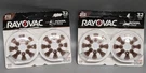 Packs Rayovac 312 Hearing Aid Battery 64 Total New Package Exp 2027. Fixed Price $18.97.