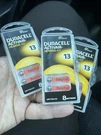 Duracell Hearing Aid Batteries (8) Size 13 Activair Lot Of Total 24. Fixed Price $19.99.