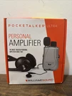 New Williams Sound Pocketalker Ultra Personal Amplifier Pkt D1 Eh. Fixed Price $68.00.