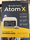 Audien Atom X Rechargeable Otc Self-cleaning Uv Hearing Aids Newest Model. Fixed Price $200.00.