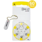 Rayovac Xcell Size 10 Hearing Aid Batteries (60 Pack) + Battery Holder Keychain. Fixed Price $25.64.