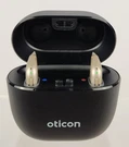 Oticon Intent 1 Minirite Hearing Aids Pair (left & Right) Beige + Smart Charger. Fixed Price $1799.00.