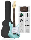 Mosen MS-CS50 39 Inch Full Size Electric Guitar Kit Surf Blue. Fixed Price $179.99.