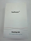 Toopower True Hearing Aid TM-216 Otc Digital Skin Tone With White Charging Case. Fixed Price $60.00.