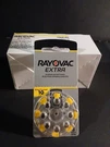 Rayovac Extra Hearing Aid Batteries Size Format 10AE-8A Box With Packs. Fixed Price $15.00.