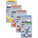 60 Batteries Icelltech Zinc Air Hearing Aid Battery Mercury Free 10 13 312 675. Fixed Price $19.75.