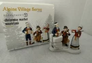 Dept 56 Alpine Village Christmas Market Musicians, 4044786 New Box. Fixed Price $239.95.