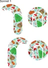 Med El Sonnet 2 Cochlear Decal Graphic Christmas Collage Design Coil Battery. Fixed Price $20.99.