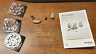 Phonak Brio 312T Ric Hearing Aids - Tan. Fixed Price $125.00.