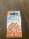 Powermax Hearrite Size 13 Hearing Aid Batteries Orange Tab 16 Count Exp. 4/2025. Fixed Price $15.00.