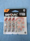 Rayovac Hearing Aid Battery Size 13 Orange 24PK: 1.45V, 72MAH - Brand New BOX9. Fixed Price $10.00.
