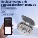 Bluetooth App Control Rechargeable Hearing Aids For Seniors With Music Streaming. Fixed Price $89.33.