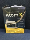 Audien Hearing Atom X Rechargeable Otc Digital Bluetooth Aid Pair. Fixed Price $95.00.