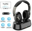 Rybozen Wireless Tv Headphones With Transmitter Dock, Over-ear Cordless Headset. Fixed Price $49.99.