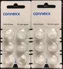 2 Packs Siemens Signia Rexton Miracle Ear 10MM Open Click Domes. 6 Domes/pack. Fixed Price $17.99.