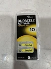 New Duracell Activair Hearing Aid Pack Size 10 1.45 Zinc 07/26 Expiry. Fixed Price $9.99.