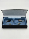 Audibel Silver Platinum Range Hearing Aids Lr Set Case - Untested Needs Cleaning. Fixed Price $99.95.