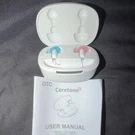 Ceretone CE-A80B Rechargeable Bte Hearing Aids White W/ Charging Case Manual. Fixed Price $170.00.