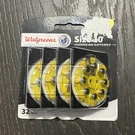 32 Pack Size 10 Walgreens Hearing Aid Batteries Exp 08/26. Fixed Price $11.27.