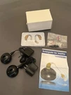 Rechargeable Amplifier Clearhear Hearing Aids W/ Chargers Set Of 2 New. Fixed Price $24.00.