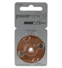 Power One Accu Plus Size 312 Hearing Aid Battery (pack Of 2). Fixed Price $42.74.