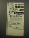 1957 Dahlberg Miracle-ear Hearing Aid Advertisement. Fixed Price $19.99.