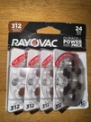 New! Rayovac Hearing Aid Zinc Air Batteries Pack Exp 06/28 312CR-24 Rovus. Fixed Price $12.99.