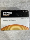 Duracell Activair Hearing Aid Batteries: Size 10 (39 Batteries). Fixed Price $15.00.
