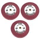 (3) 6" Fine Cleaning Wheels 400 Grit Scotch Brite Buffing Polishing Pad. Fixed Price $42.00.