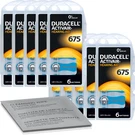 60 X Duracell Activair 675 Blue Hearing Aid Battery (10 Bl.)+cleaning Cloth. Fixed Price $20.55.