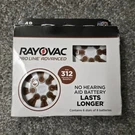Rayovac Pro Line Advanced 312 Hearing Aid Batteries, 40 Total. Exp: 2028. Fixed Price $9.99.