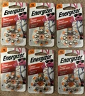 6 Packenergizer AZ13DP-8 Zinc Hearing Aid Batteries 1.45V Size Exp 08/17/2027. Fixed Price $20.00.