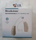 Brookstone Rechargeable Universal Otc Hearing Aid Set BRH-007 12HR -new Open Box. Fixed Price $60.00.