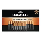 Duracell MN2400B20Z Power Boost Coppertop Alkaline Aaa Batteries (20/PACK) New. Fixed Price $22.87.