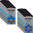 120 Rayovac Extra Advanced Hearing Aid Batteries Blue 675AUN-6XEMF B.... Fixed Price $44.51.