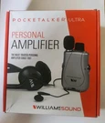 Williams Sound Pocketalker Ultra With Rear-wear Headphone. Fixed Price $69.95.