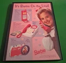 Barbie Electronics Cell Fun Phone Answering Machine Framed Print Ad 1996 8.5X11. Fixed Price $19.99.