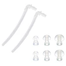 Wodiyobk 2 X Universal Sound Tube + 6 Count (pack Of 1), Clear. Fixed Price $13.24.